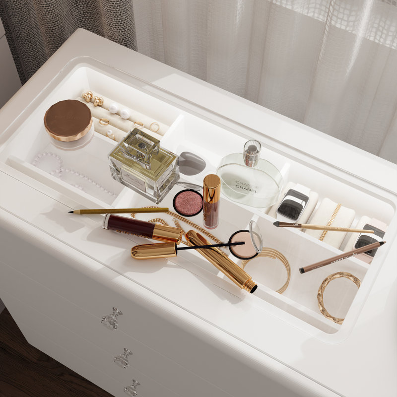 Latitude Run® Closet Island With 8 Drawers And Adjustable Light